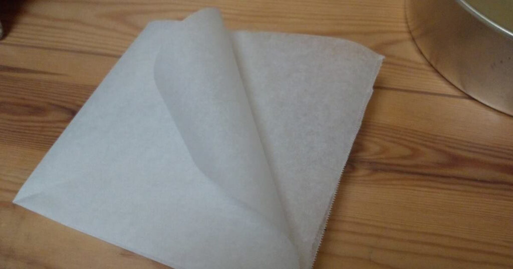 簡単ケーキ丸形型紙の作り方